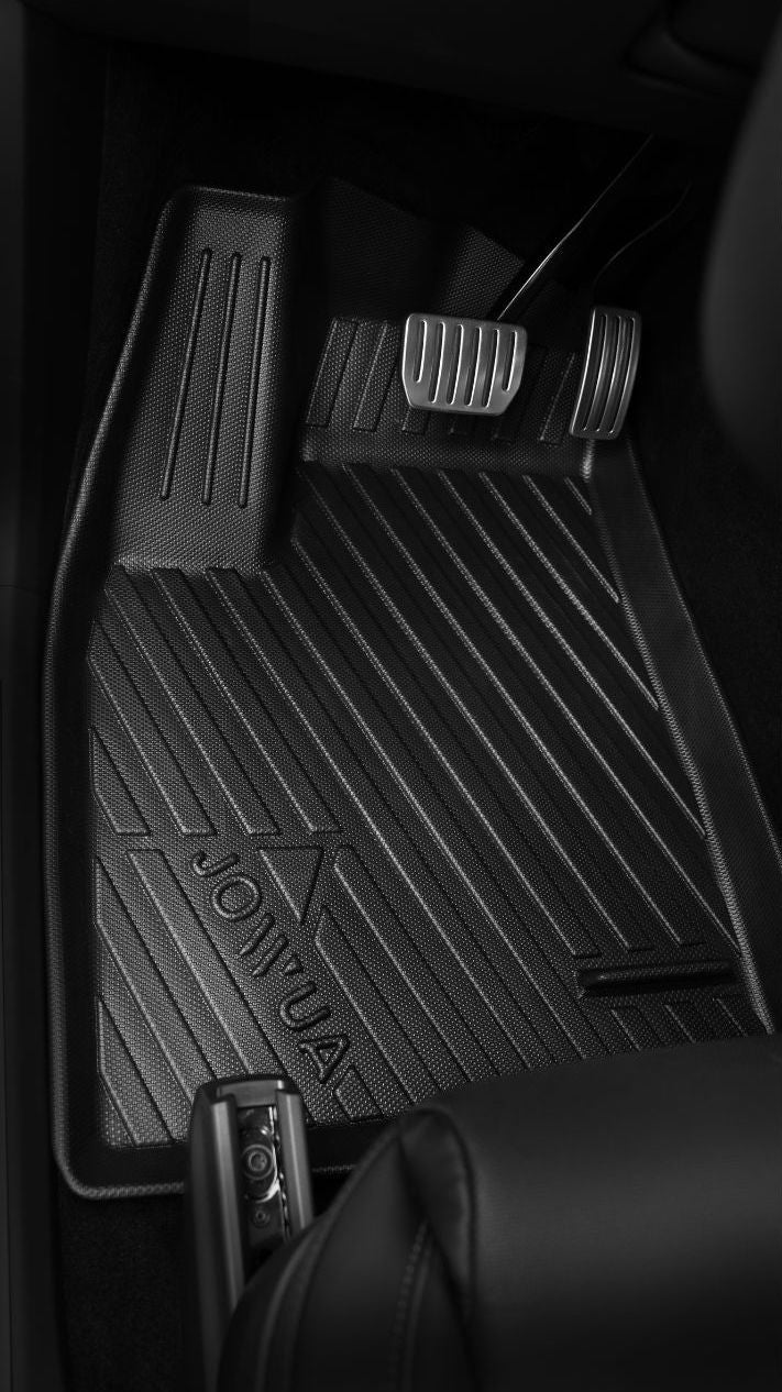 tesla car Model All-Weather Floor Liners jowua front seat driver