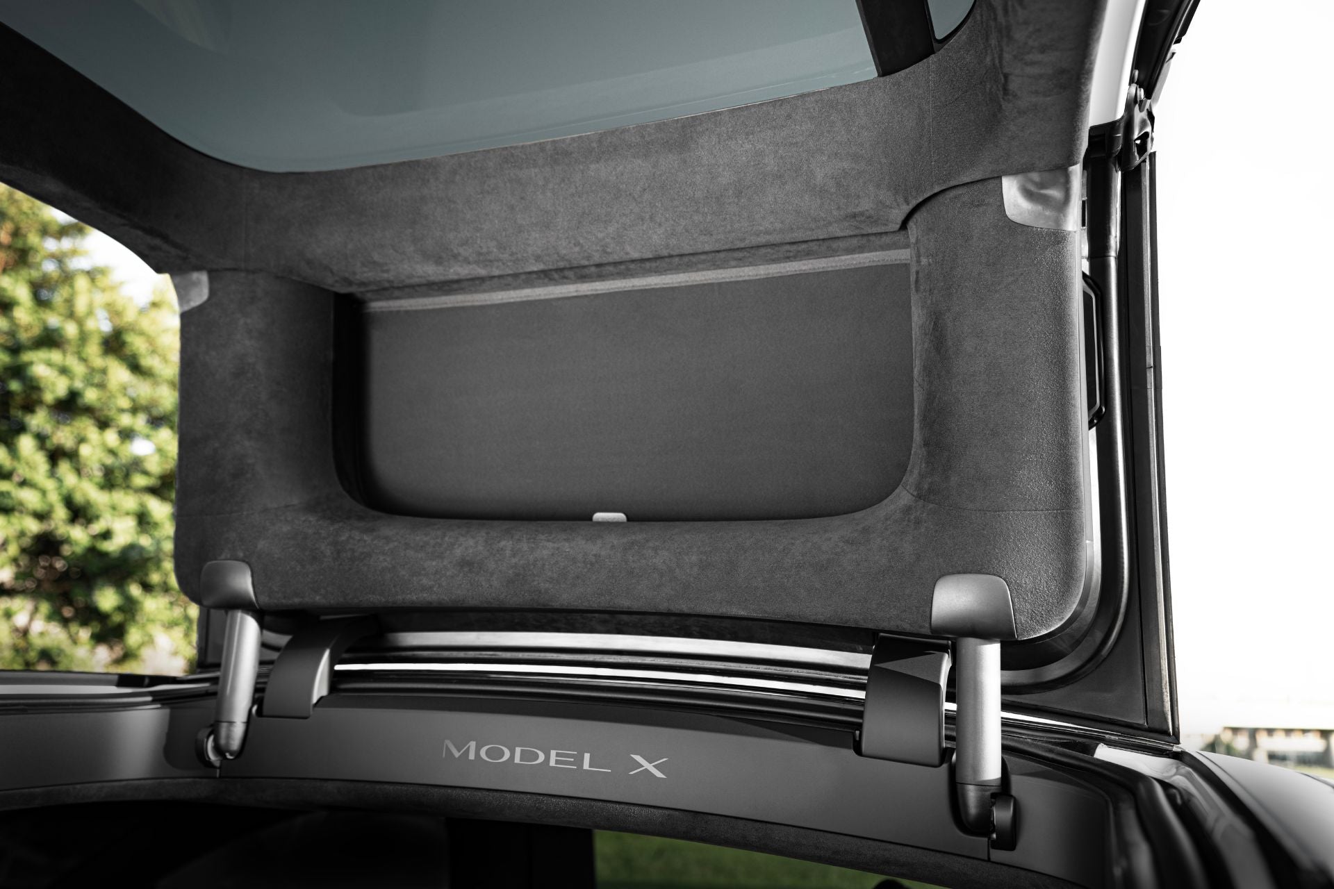 Model X Glass Roof Sunshade ultimate sun protection in my model X