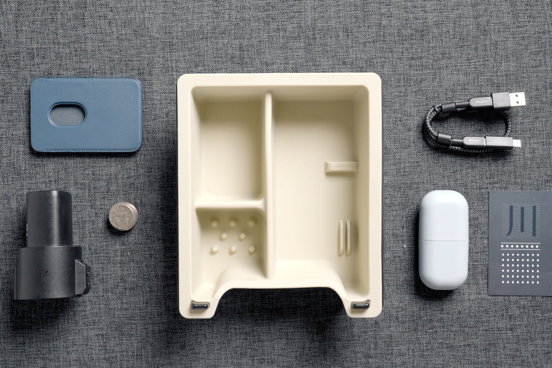 center console organizer 3 compartments for tesla car 2024