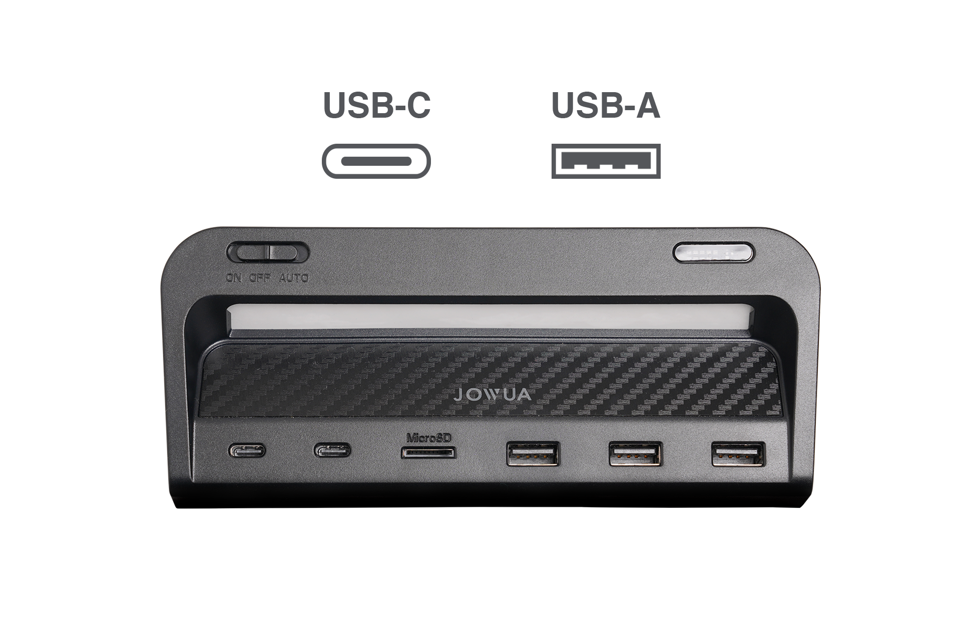 USB Hub with LED Light (USB-C + USB-A) Pre-Refresh Tesla Model 3 / Y – JOWUA