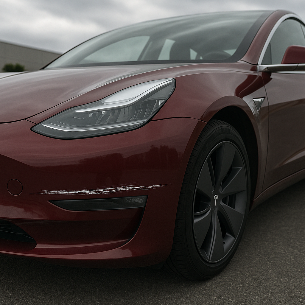 How To Fix Paint Scratches On My Tesla ?