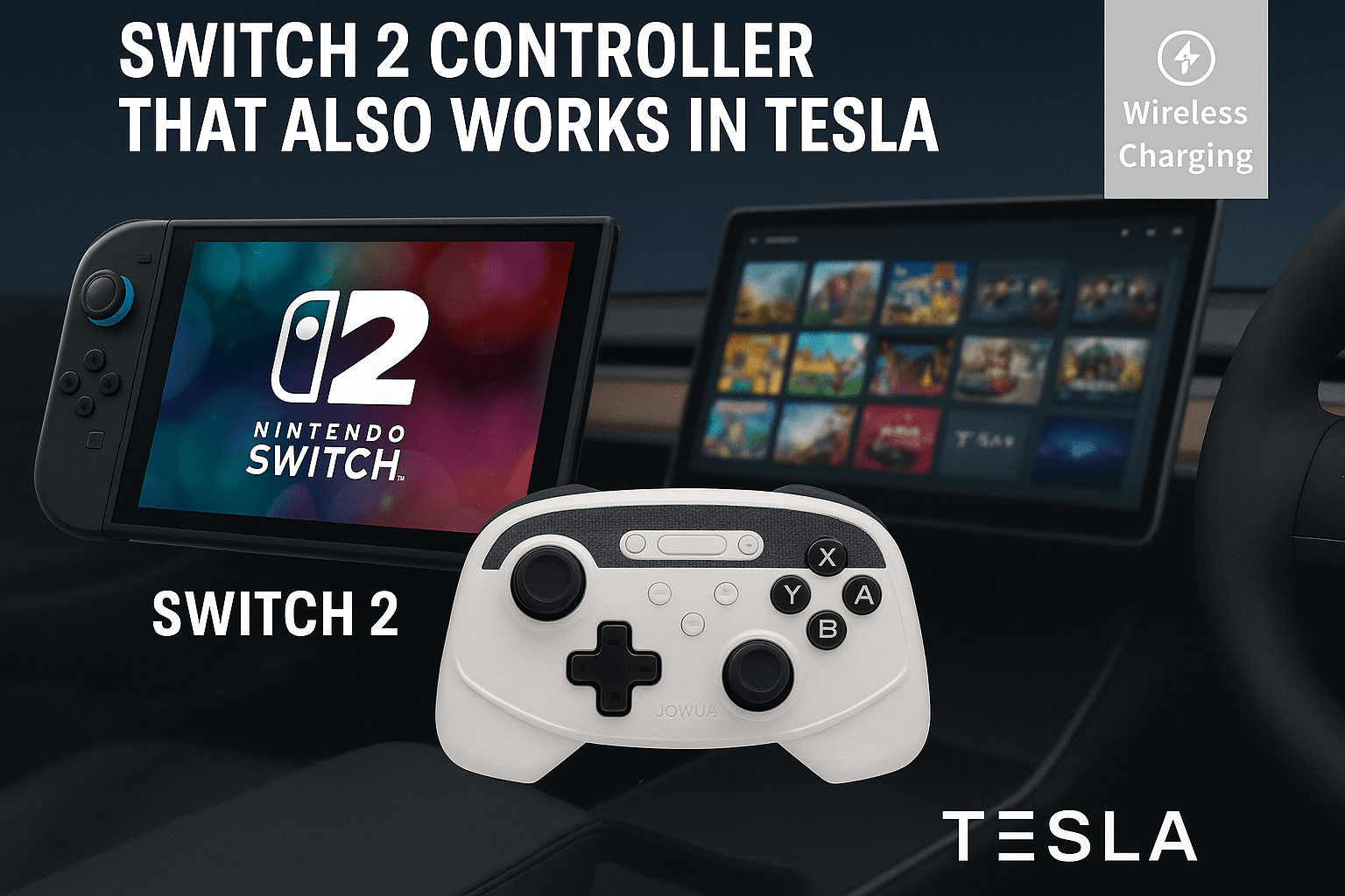 Switch 2 Controller That Works in Tesla – The Ultimate Dual Gaming Gamepad