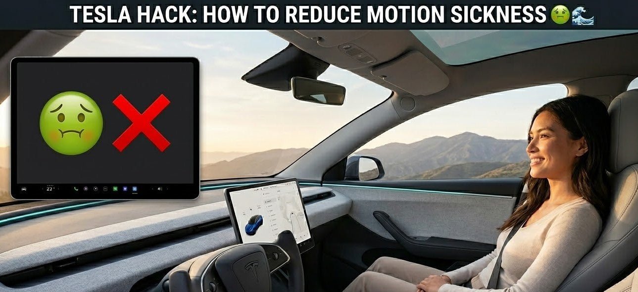 How to Reduce Motion Sickness in the 2026 Tesla Model Y