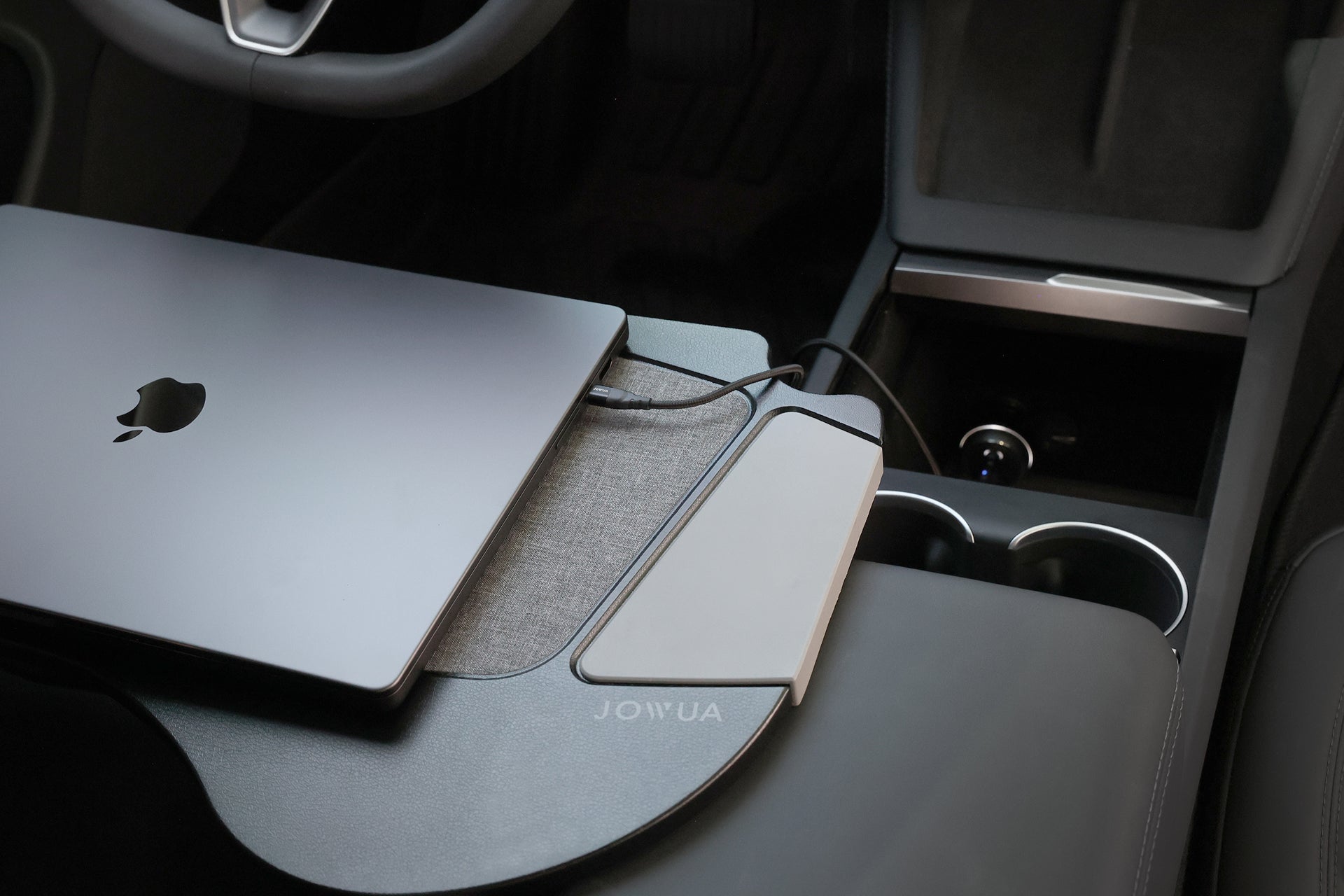 Tesla Workspaces How to Work in a Tesla: The Ultimate Guide to a Mobile Office - JOWUA
