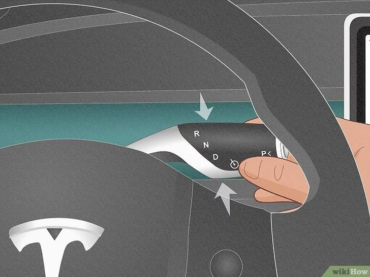 How do you put a Tesla in Neutral?