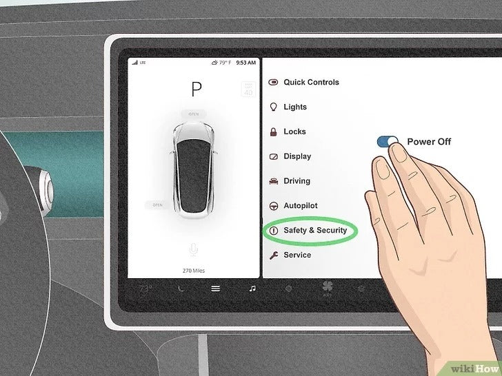 How to turn off a Tesla?