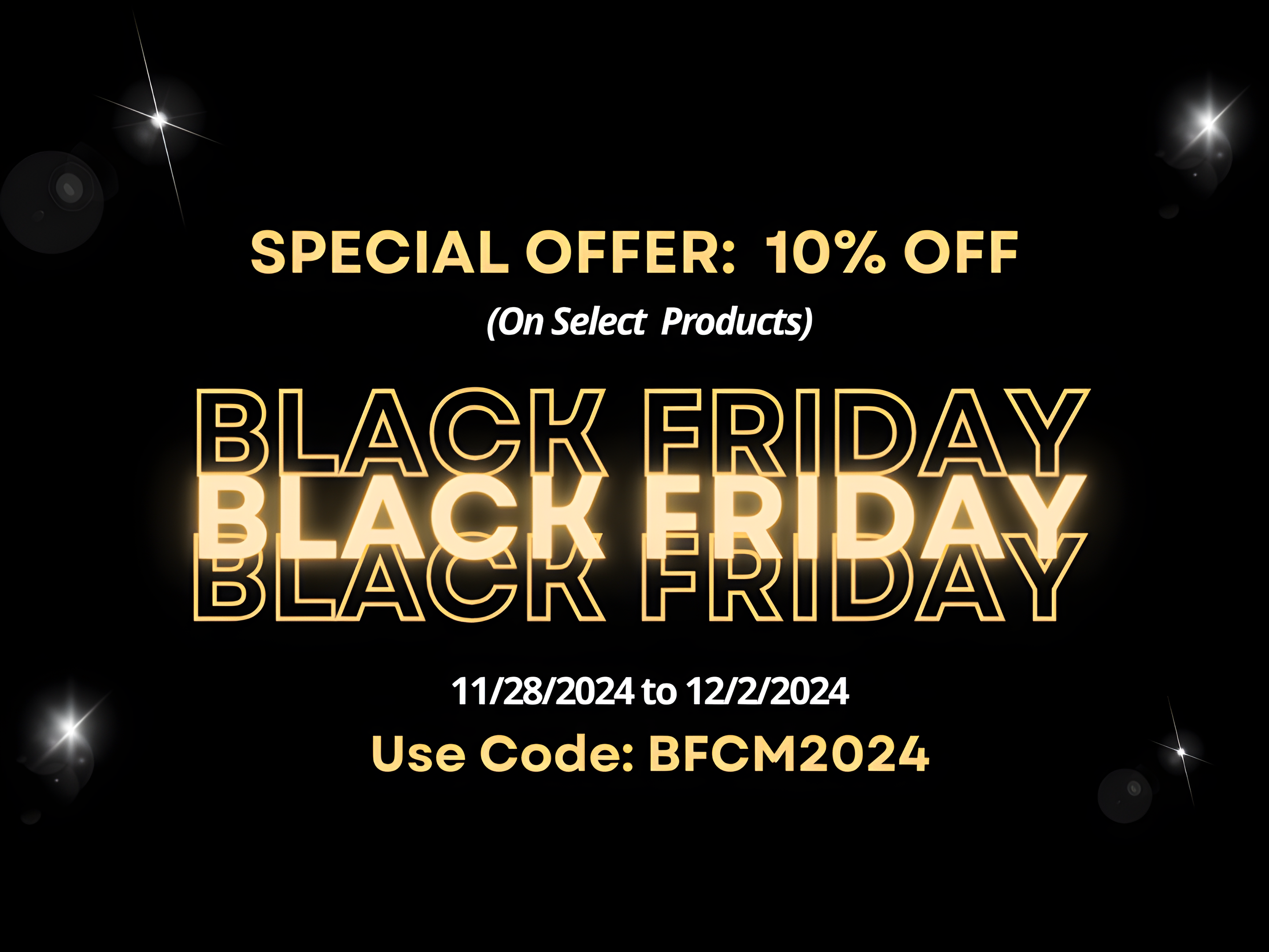 Black Friday Cyber Monday 2024 JOWUA