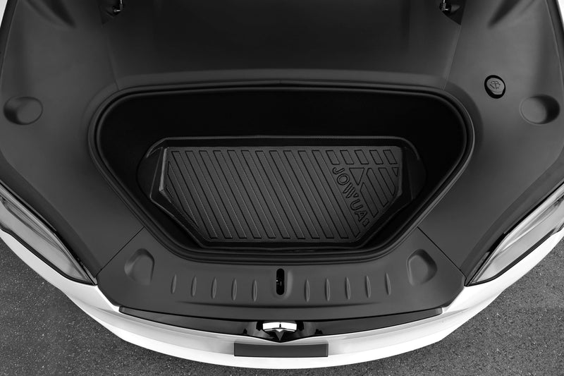 trunk liner for tesla car model jowua front storage top view