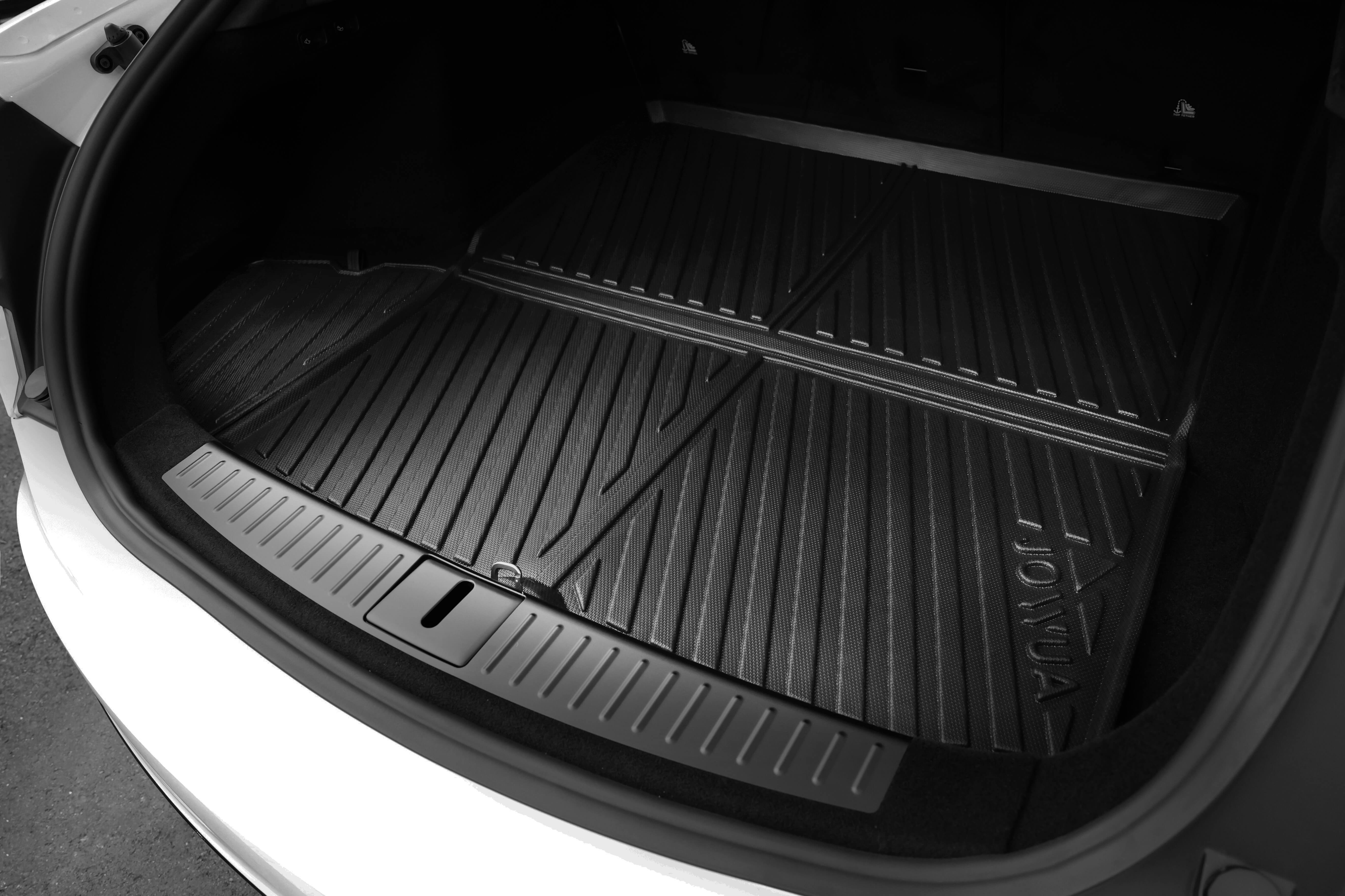 trunk liner for tesla car model jowua rear back storage