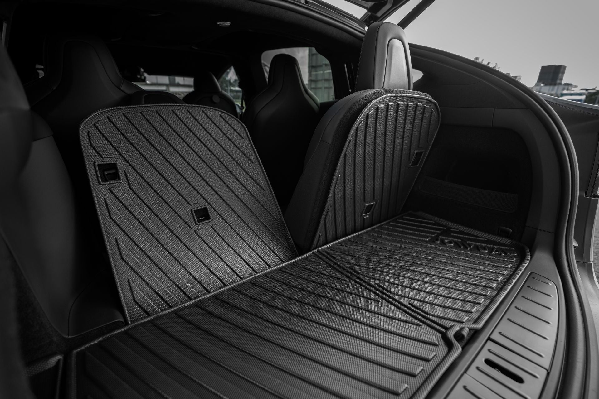 Model X Trunk Liners & Rear Seats Back Cover Combo