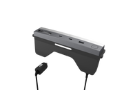The JOWUA All-in-One Interior Upgrade Set for Model Y Juniper (2025+) combines a sleek black and silver design with USB ports, power button, and car charger plug—smart charging on the go for your Model Y.