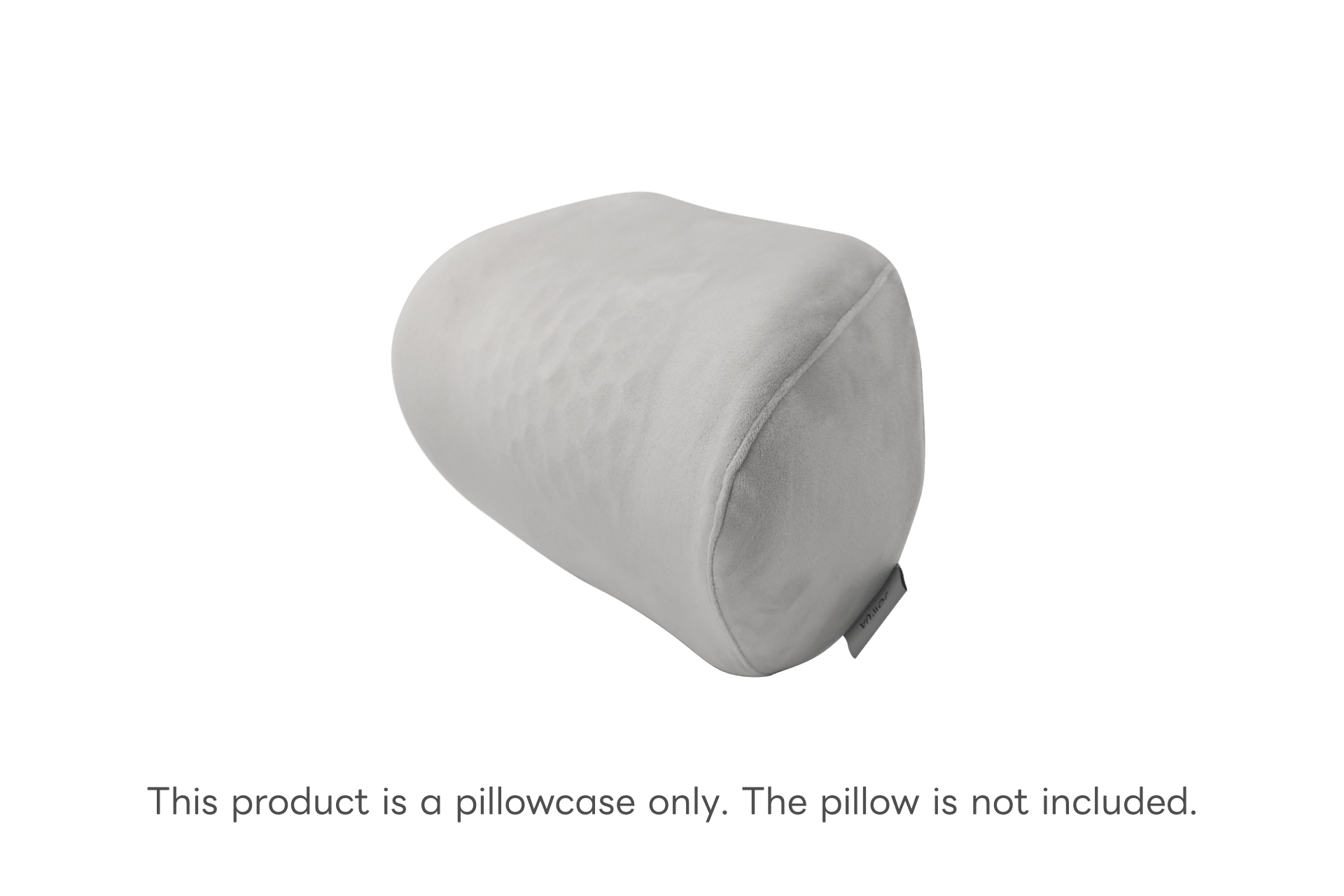The JOWUA Pillowcase (For Car Neck Pillow) is shown in light gray, cylindrical, on a white background. Pillowcase only—pillow not included. Perfect as a cooling summer pillowcase for your car neck pillow.