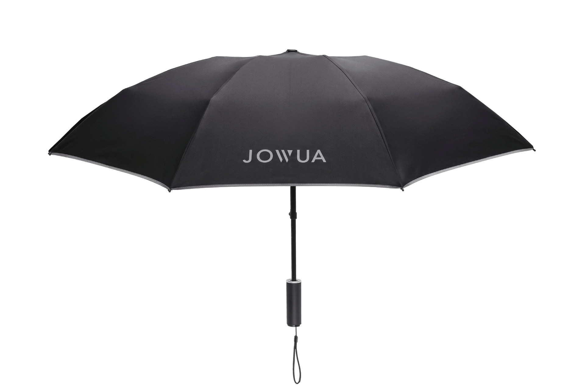 The JOWUA Type-C Electric Umbrella is black with 