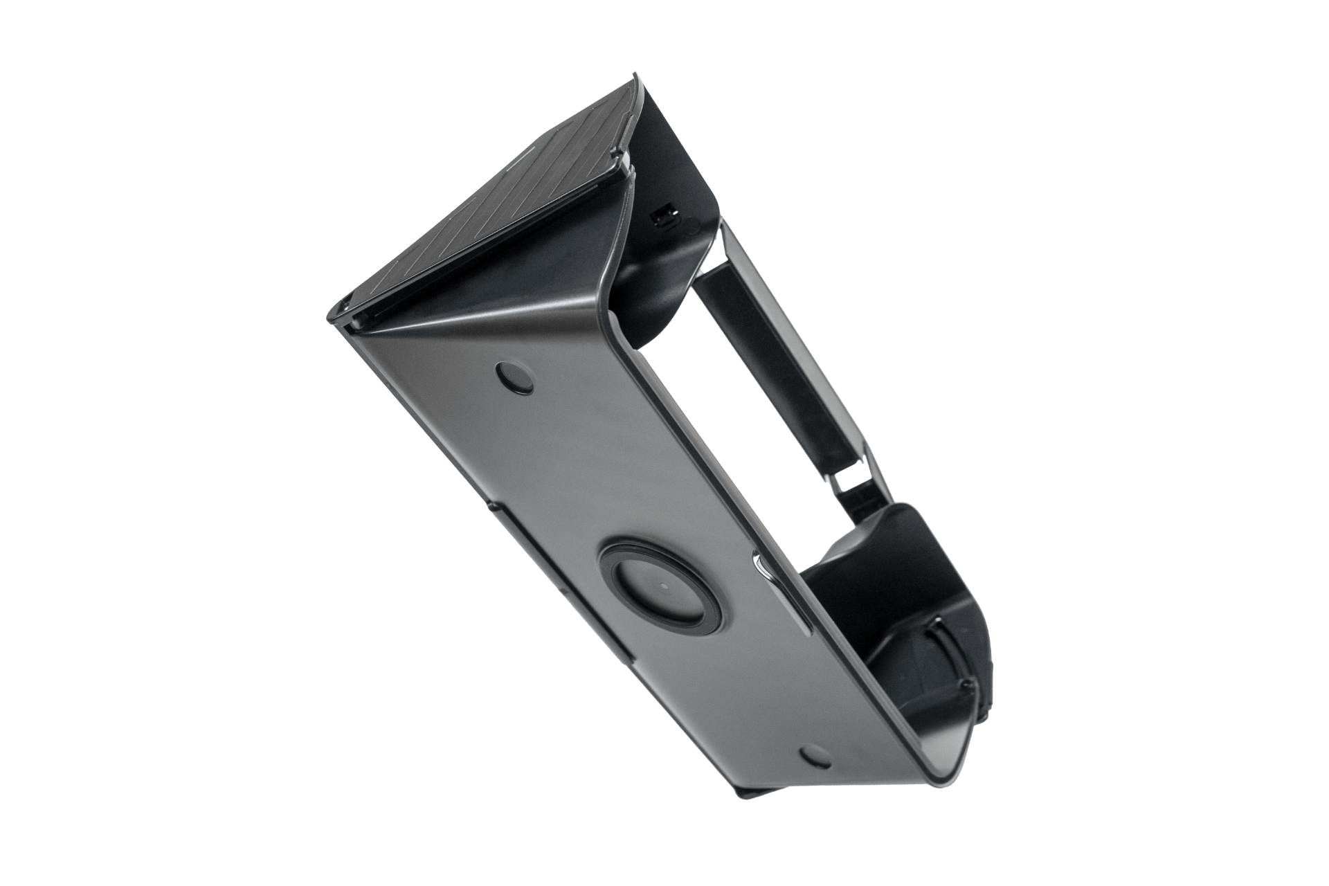 The JOWUA Under Screen Invisible Station Model 3 Highland (2024+)/Y Juniper (2025+) is a black, rectangular device with a minimalist angled top, central circular button, and open ends, shown against a white background.