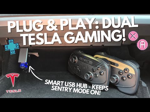 Wireless Tesla Game Controllers Combo (Tesla Model 3 2018-2023/ Model Y 2018-2024)