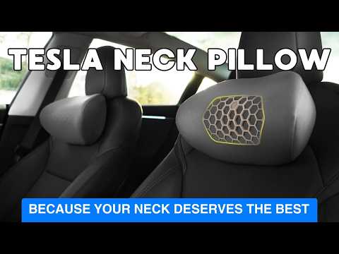 Ergonomic Tesla Neck Pillow | Comfort & Support for Every Drive