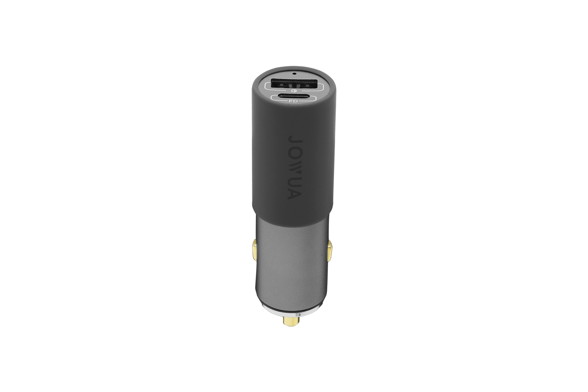 The sleek JOWUA 100W Portable Air Compressor + Charging Solution Kit features high-speed charging with USB and USB-C ports. It's perfectly designed to fit your car's power outlet, providing an essential companion for Tesla accessories.