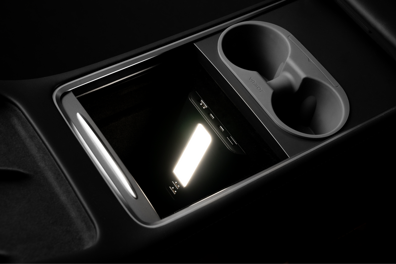 Model 3/Y USB Dual USB-C Hub with LED Light