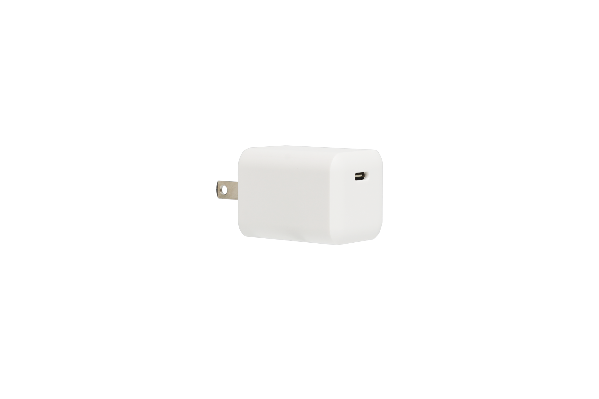 A JOWUA Portable Air Compressor + Charging Solution Kit, featuring a white USB-C wall charger with a compact rectangular design, provides 60W high-speed charging. It includes a single USB-C port and metal prongs for electrical outlets, and is depicted against a plain background.