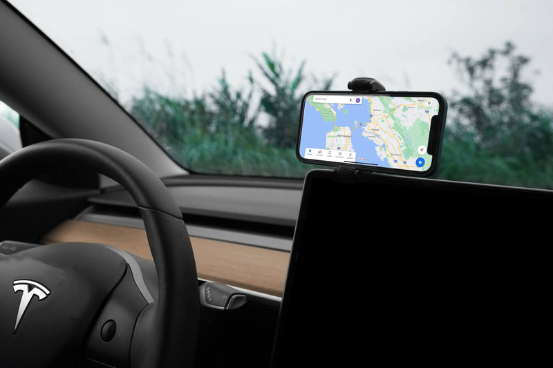 6D Tesla Compatible Invisible Foldaway Car Mount (Universal Roller Mount) for Model 3 / Model Y