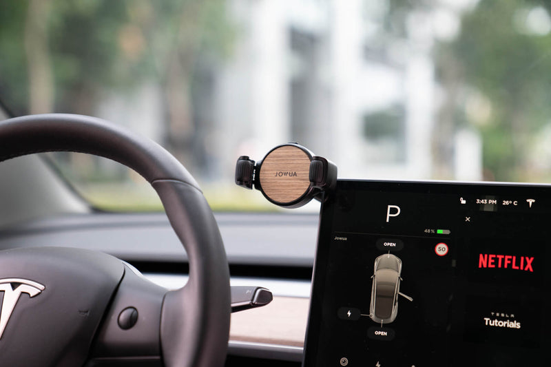 6D Tesla Compatible Invisible Foldaway Car Mount (Universal Roller Mount) for Model 3 / Model Y
