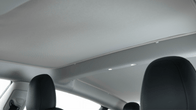 Interior view of the Model 3 car, featuring JOWUA