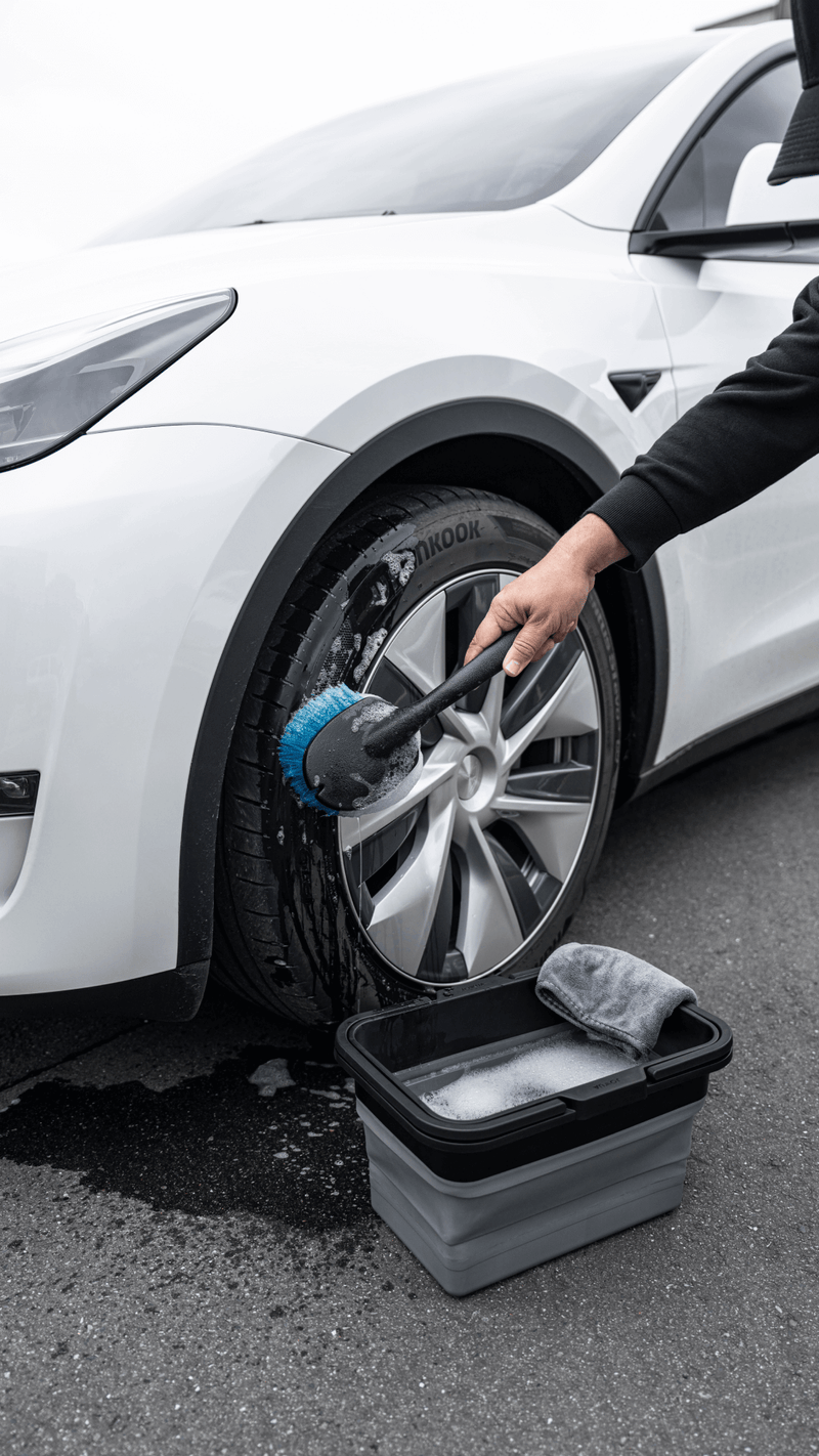 <tc>Organisateur pliable sous le siège pour Tesla Model X Y</tc>