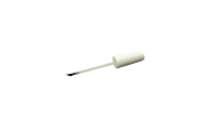 A cap from the JOWUA Touch-up Paint for Tesla Model S/3/X/Y, featuring an ultra-thin brush, is isolated on a white background at an angle. The visible dark bristles are ideal for precise applications or touching up Tesla paint chips with accuracy.
